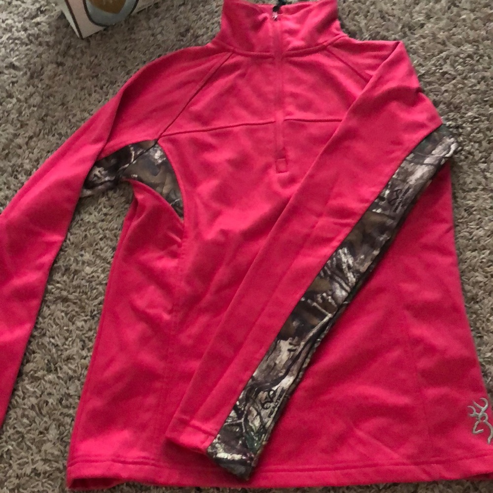 Really tree pink and camp quarter zip up